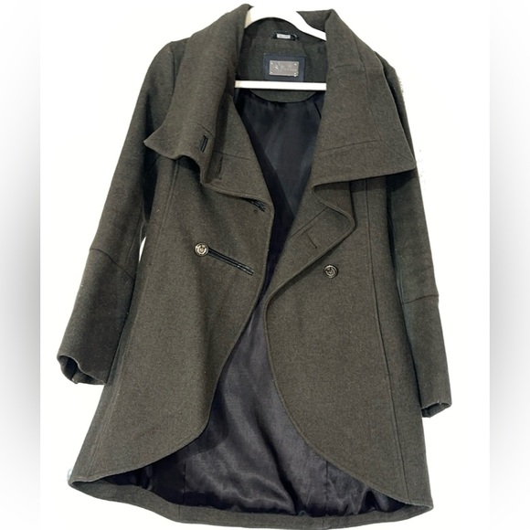 Mackage Wool Double Breasted Military Coat - Picture 2 of 7